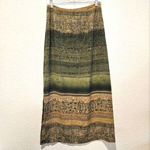 NWT Women's Tailor B Moss Vintage Women's Y2K Maxi Skirt Size 10